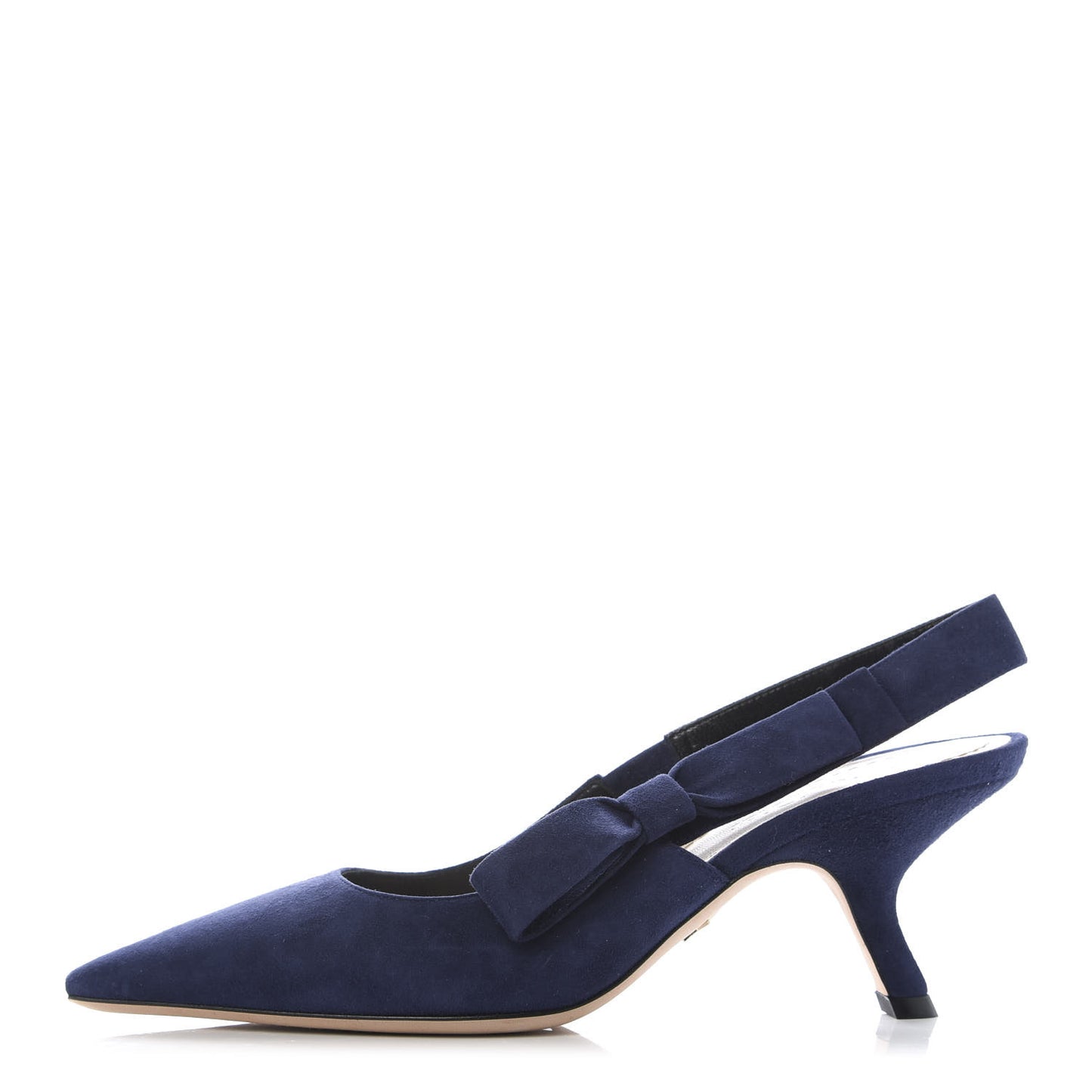 Suede Sweet D Sling-Back Ballet Pumps 37 Indigo