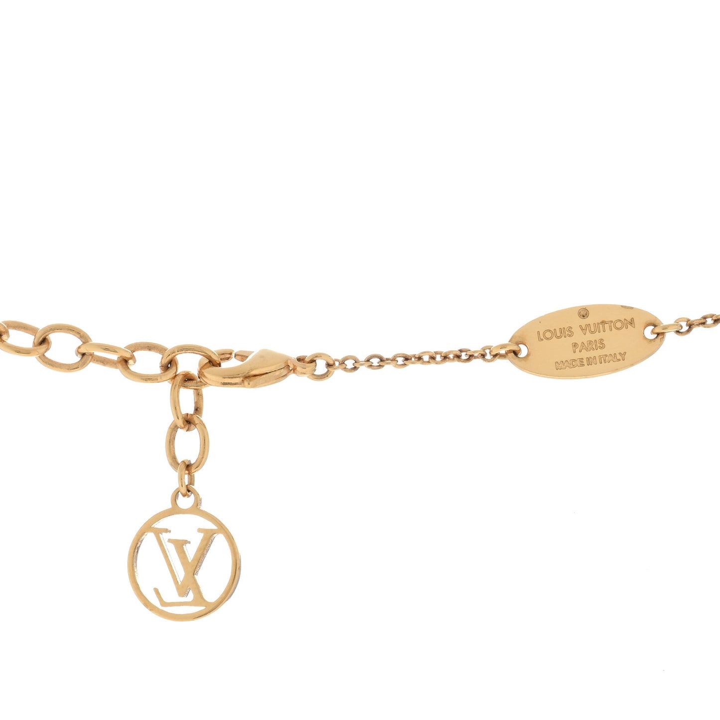 Nanogram Name Tag Necklace Gold