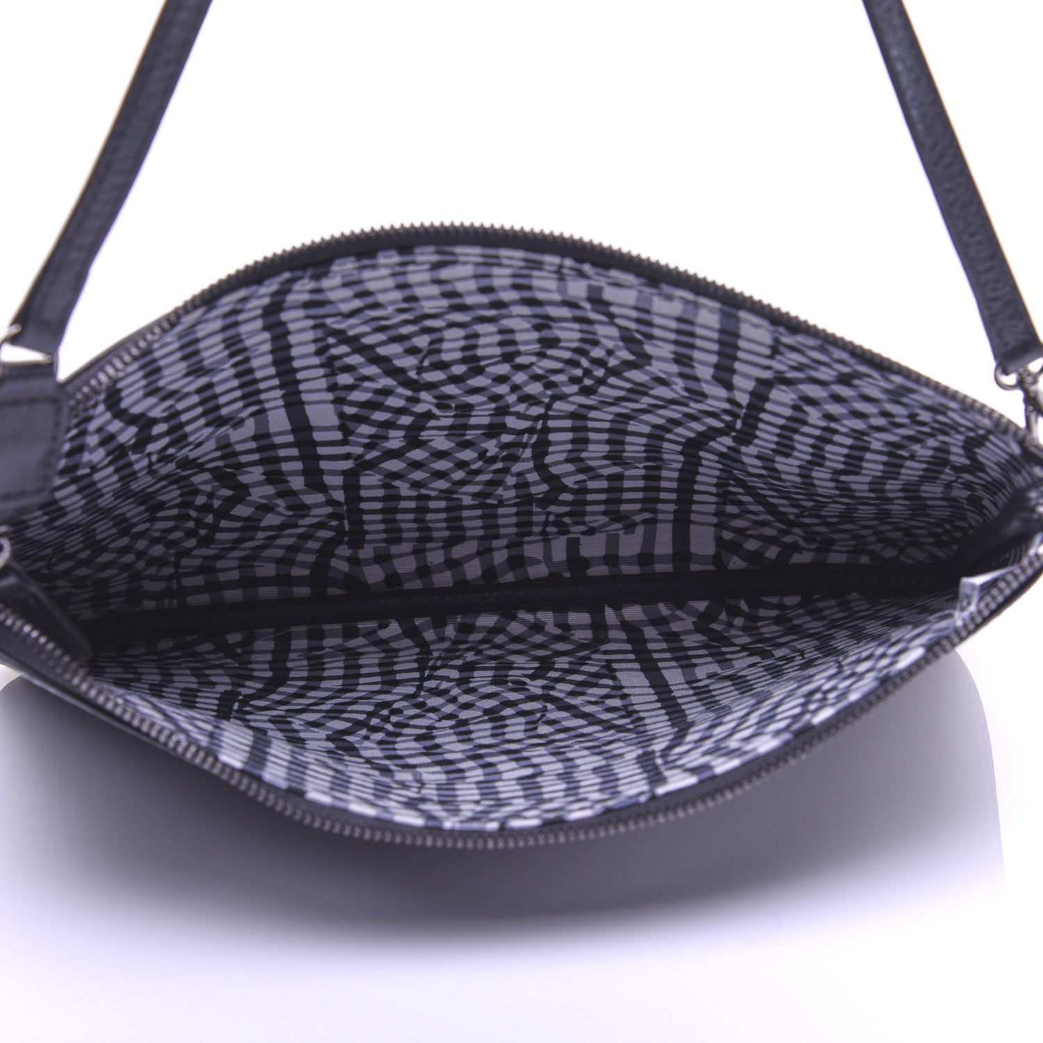 MCM Visetos Liz Shopper Tote Pouch Black 5 of 10