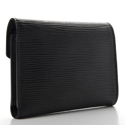 Louis Vuitton Epi Victorine Wallet Black 3 of 7