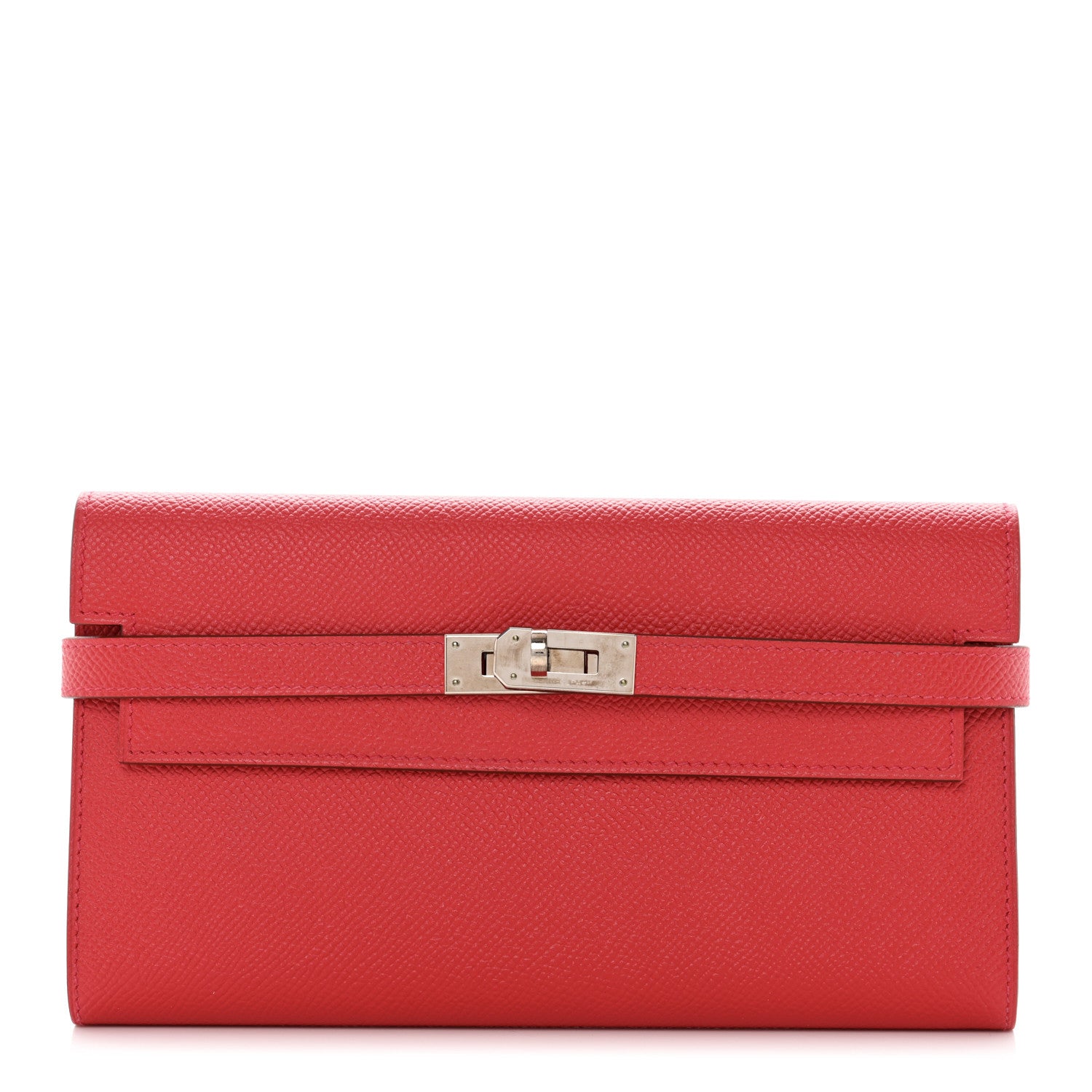 Hermes Epsom Kelly Longue Wallet Bougainvillea 1 of 8