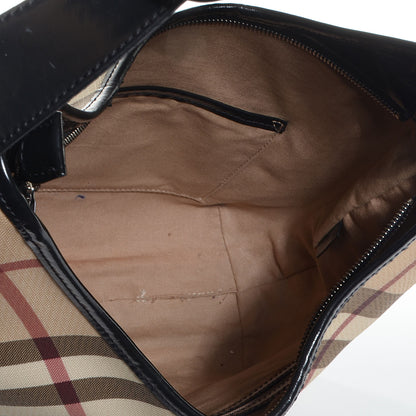 Burberry Supernova Check Medium Barton Hobo Black 5 of 9