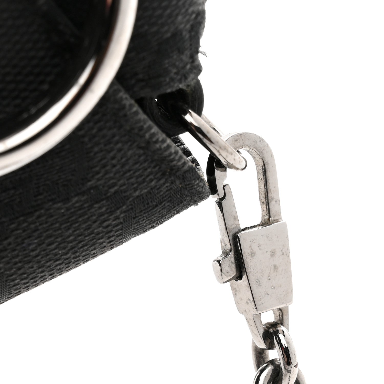 Gucci Monogram Horsebit Chain Clutch Black 13 of 13
