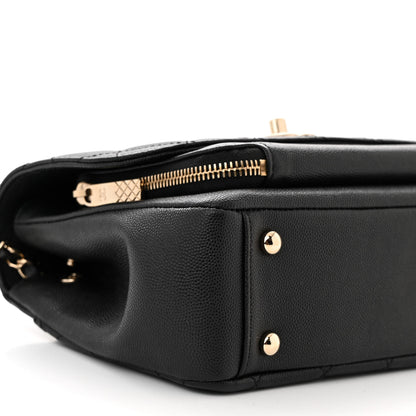 Chanel Caviar Quilted Medium Business Affinity Flap Black 9 of 10
