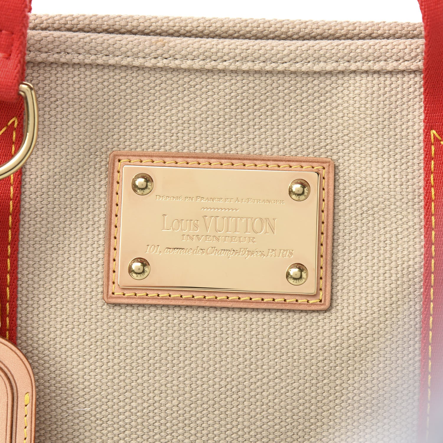 Louis Vuitton Toile Antigua Cabas MM Beige 9 of 9