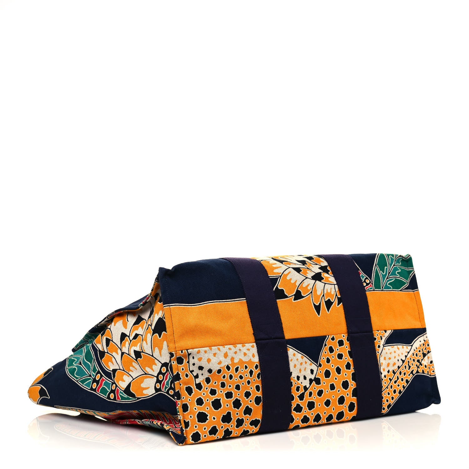 Hermes Canvas The Savana Dance Beach Bag 5 of 14