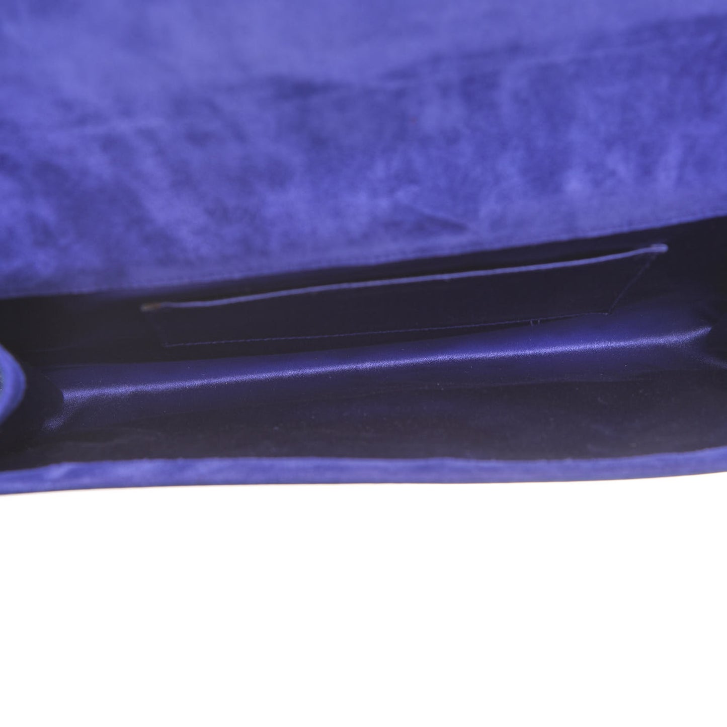 Patent Calfskin Monogram Large Belle De Jour Clutch Royal Blue