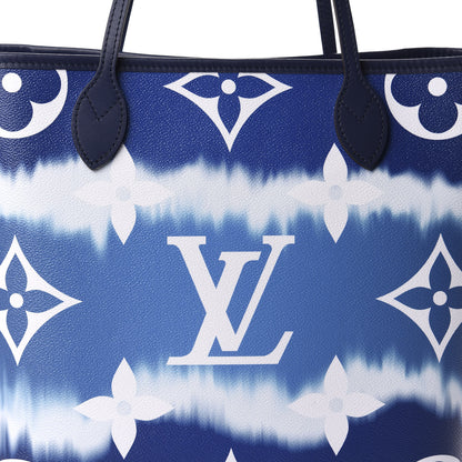 Louis Vuitton Monogram Escale Neverfull MM Blue 12 of 12