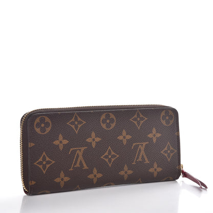 Louis Vuitton Monogram Clemence Wallet Fuchsia 3 of 7