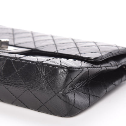 Chanel Aged Calfskin Quilted 2.55 Reissue 225 Flap Black 8 of 9
