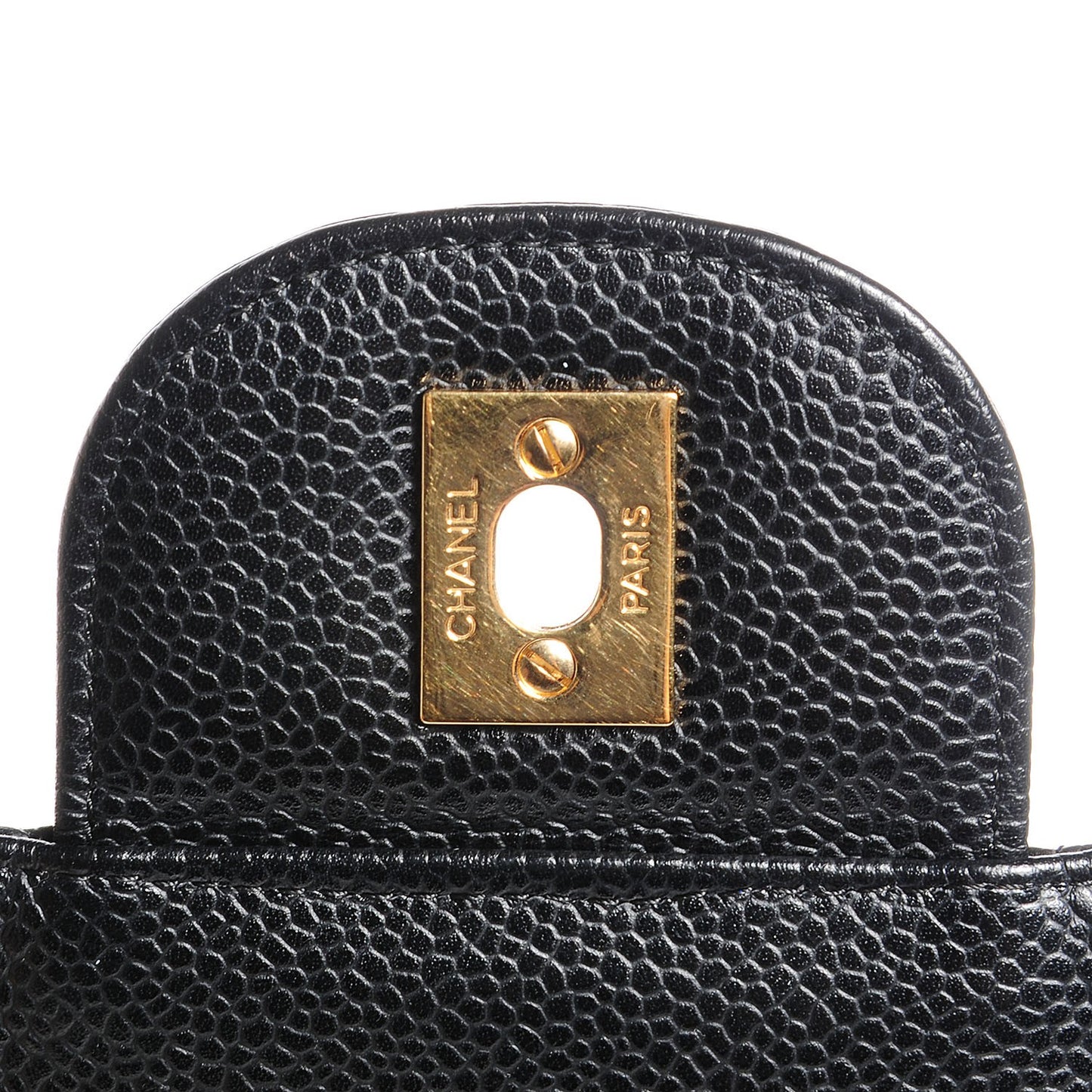 Caviar Jumbo Single Flap Black