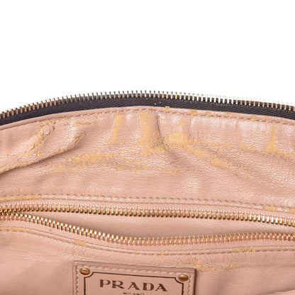 Prada Vitello Shine Shopping Satchel Brown 7 of 23
