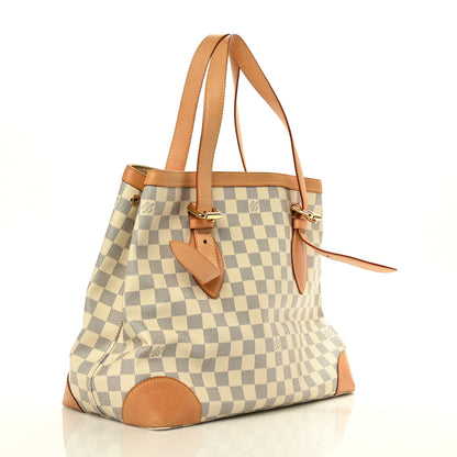 Louis Vuitton Damier Azur Hampstead MM 3 of 6