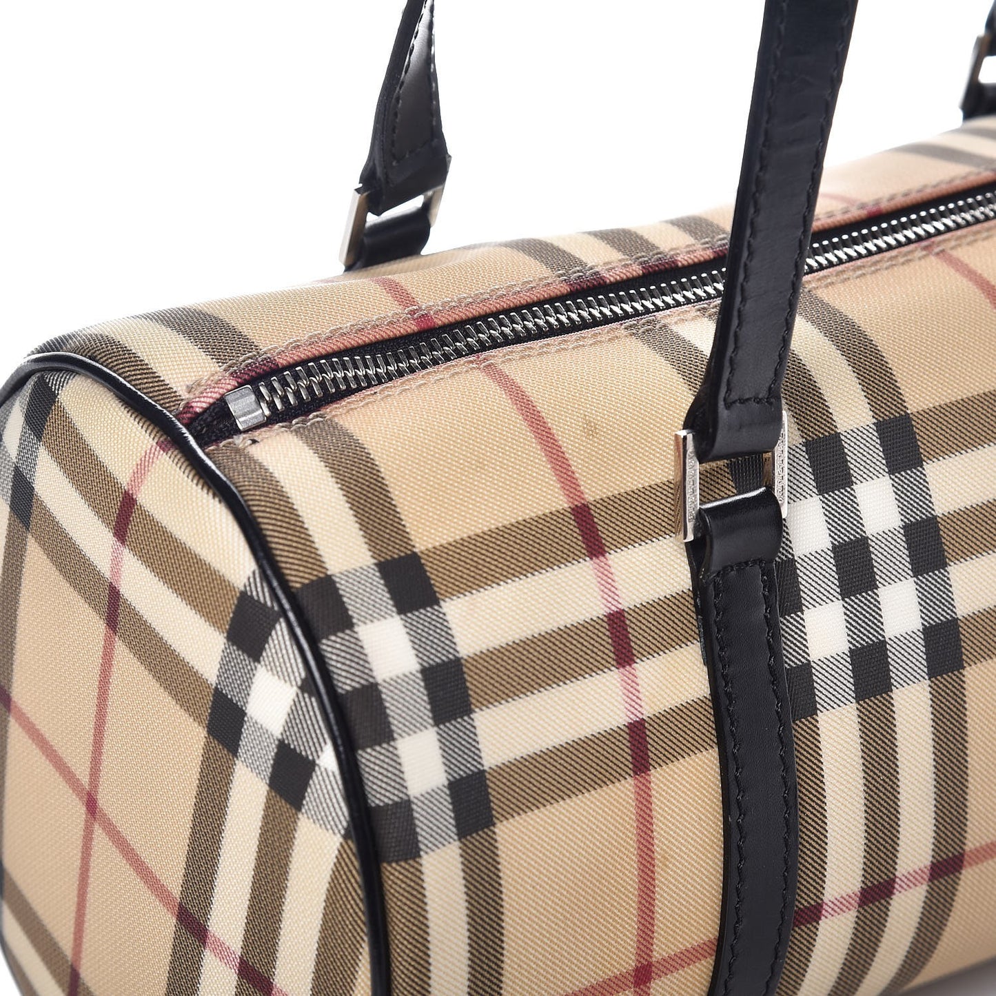 House Check London Satchel Black