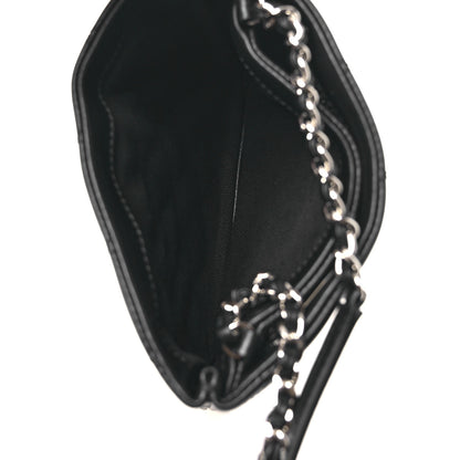 Chanel Lambskin Quilted Uniform Crossbody Bag Black 5 of 13