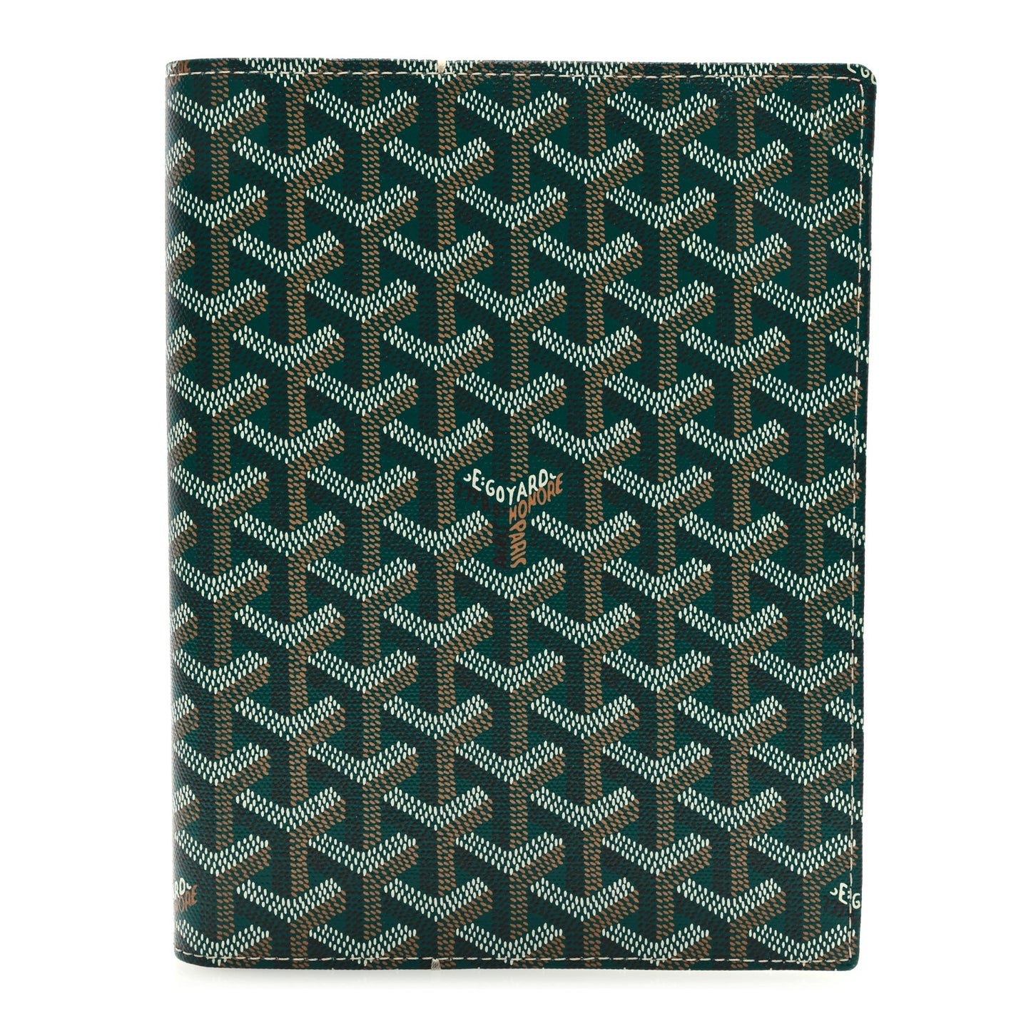 Goyardine Castiglione Document Cover Green