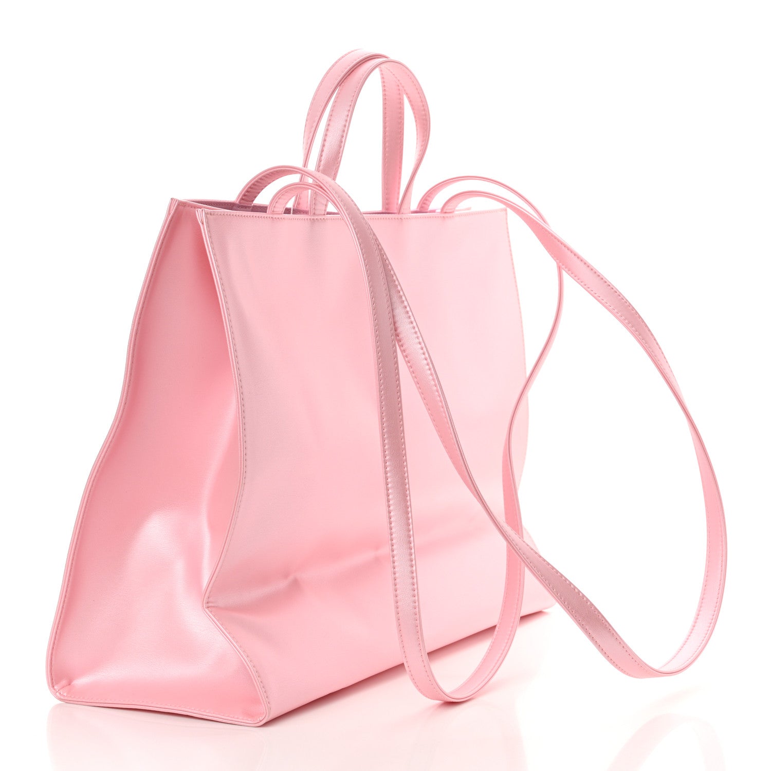 Telfar Vegan Leather Large Shopping Bag Ballerina 3 of 11