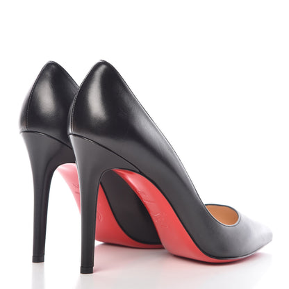 Christian Louboutin Shiny Nappa Pigalle 100 Pumps 38.5 Black 4 of 9
