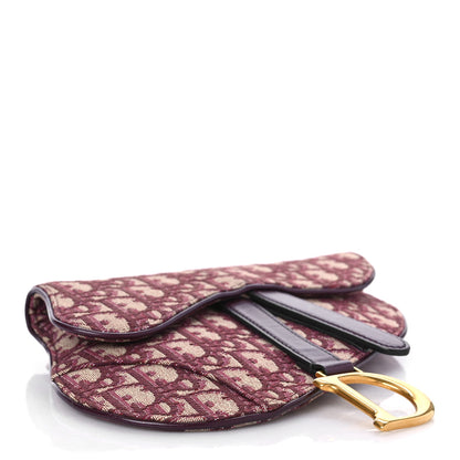 Christian Dior Oblique Saddle Pouch Bordeaux 4 of 10