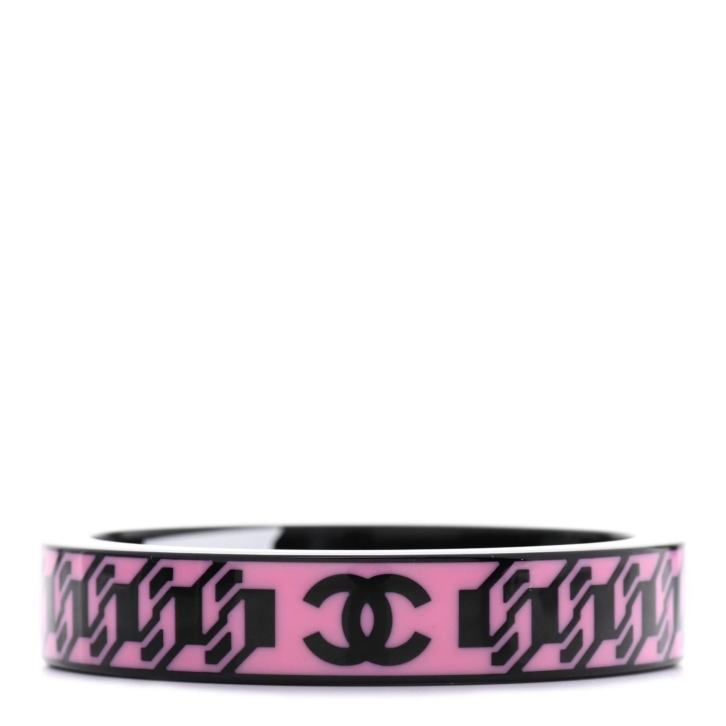 Resin CC Bangle Pink Black