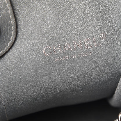 Chanel Iridescent Caviar Camellia Flower Shopping Tote Grey 9 of 12