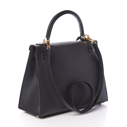 Hermes Epsom Kelly Sellier 28 Black 2 of 9