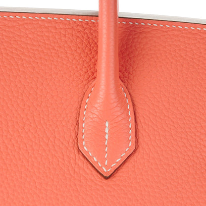 Hermes Taurillon Clemence Birkin 40 Rose Thè 21 of 23
