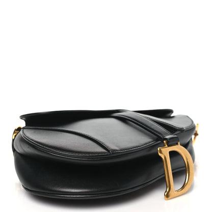 Christian Dior Calfskin Saddle Bag Black 4 of 10