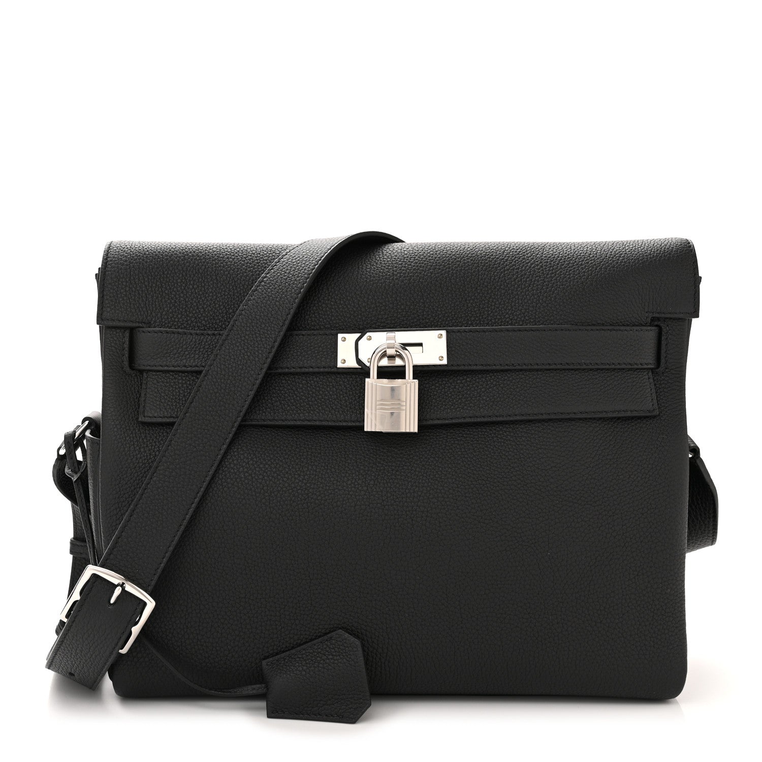 Hermes Togo Kelly Messenger GM Black 1 of 10