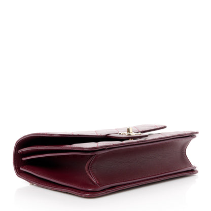Chanel Calfskin Quilted Coco Lady Flap Burgundy 4 of 12