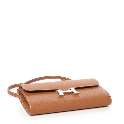 Hermes Epsom Constance Long Wallet To Go Gold 3 of 9