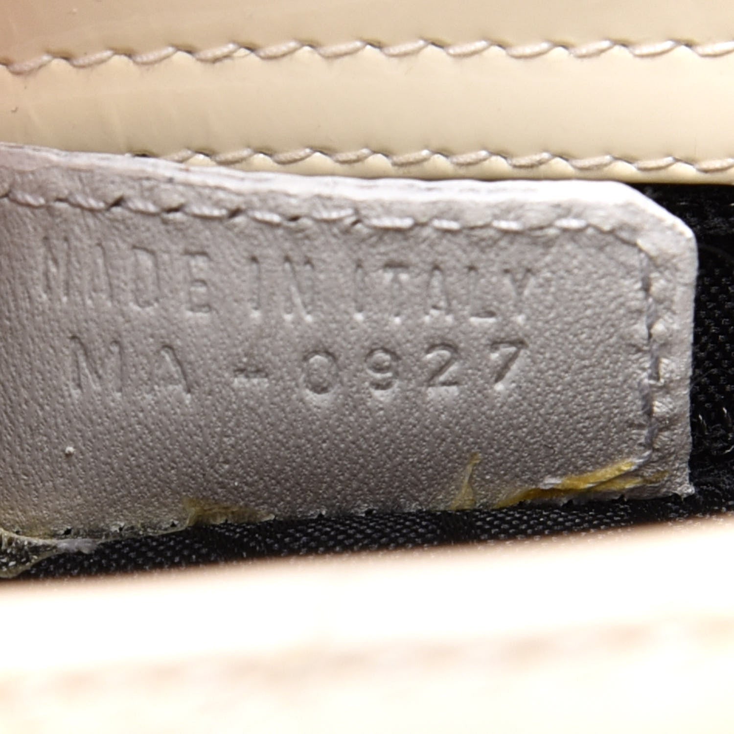Christian Dior Patent Cannage Mini Lady Dior Ivory 7 of 15