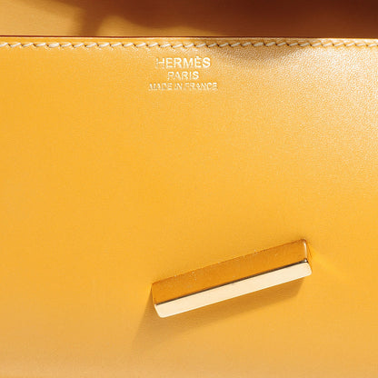 Hermes Veau Tadelakt Egee Clutch Soleil 5 of 9