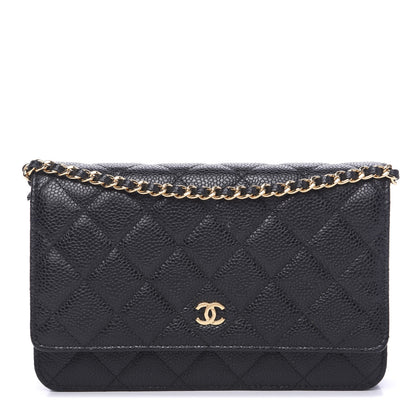 Chanel Caviar Quilted Wallet On Chain WOC Black 1 of 11