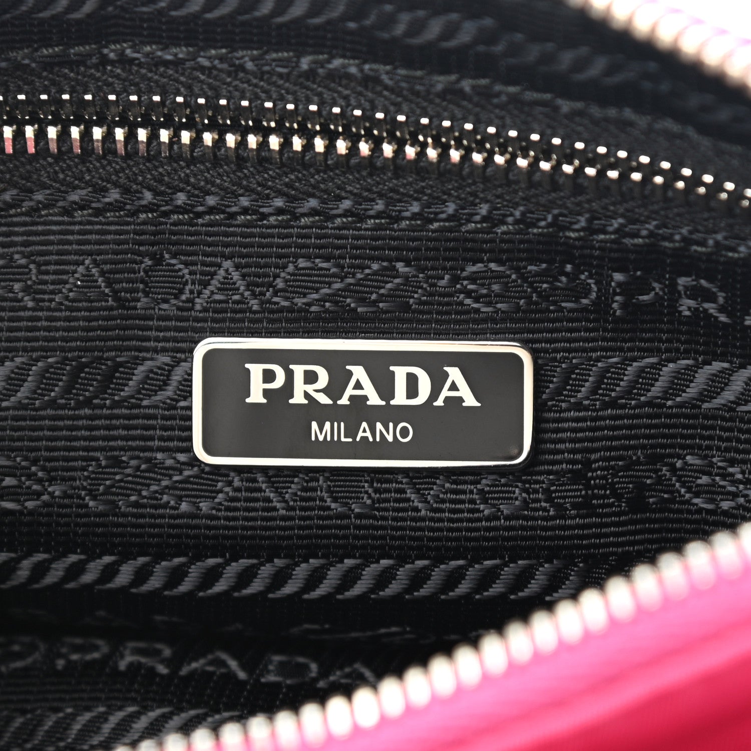 Prada Tessuto Nylon 2 In 1 Clutch Fuchsia Red 7 of 12