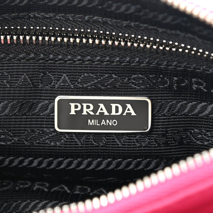 Prada Tessuto Nylon 2 In 1 Clutch Fuchsia Red 7 of 12