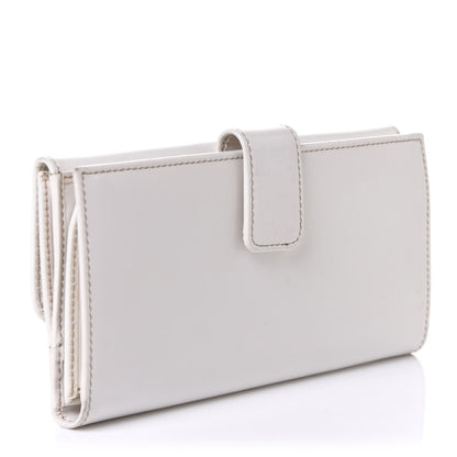 Gucci Patent Britt Continental Wallet White 3 of 8