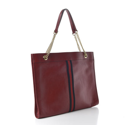 Gucci Calfskin Large Rajah Chain Tote Romantic Cherry 3 of 10
