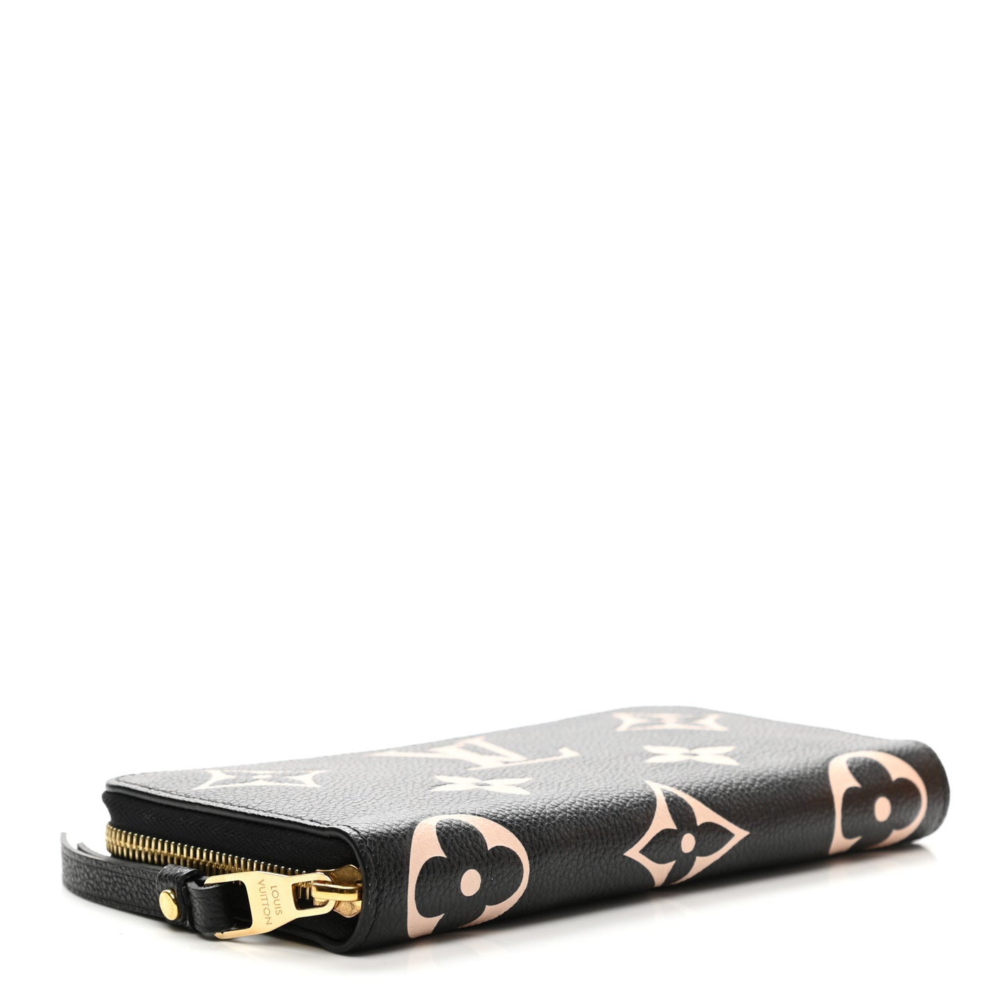 Empreinte Monogram Giant Zippy Wallet Black Beige