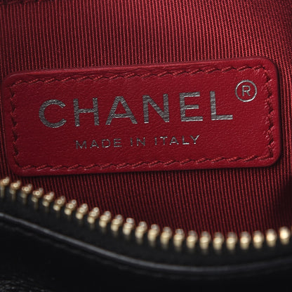 Chanel Aged Calfskin Quilted Small Gabrielle Hobo Black 6 of 9