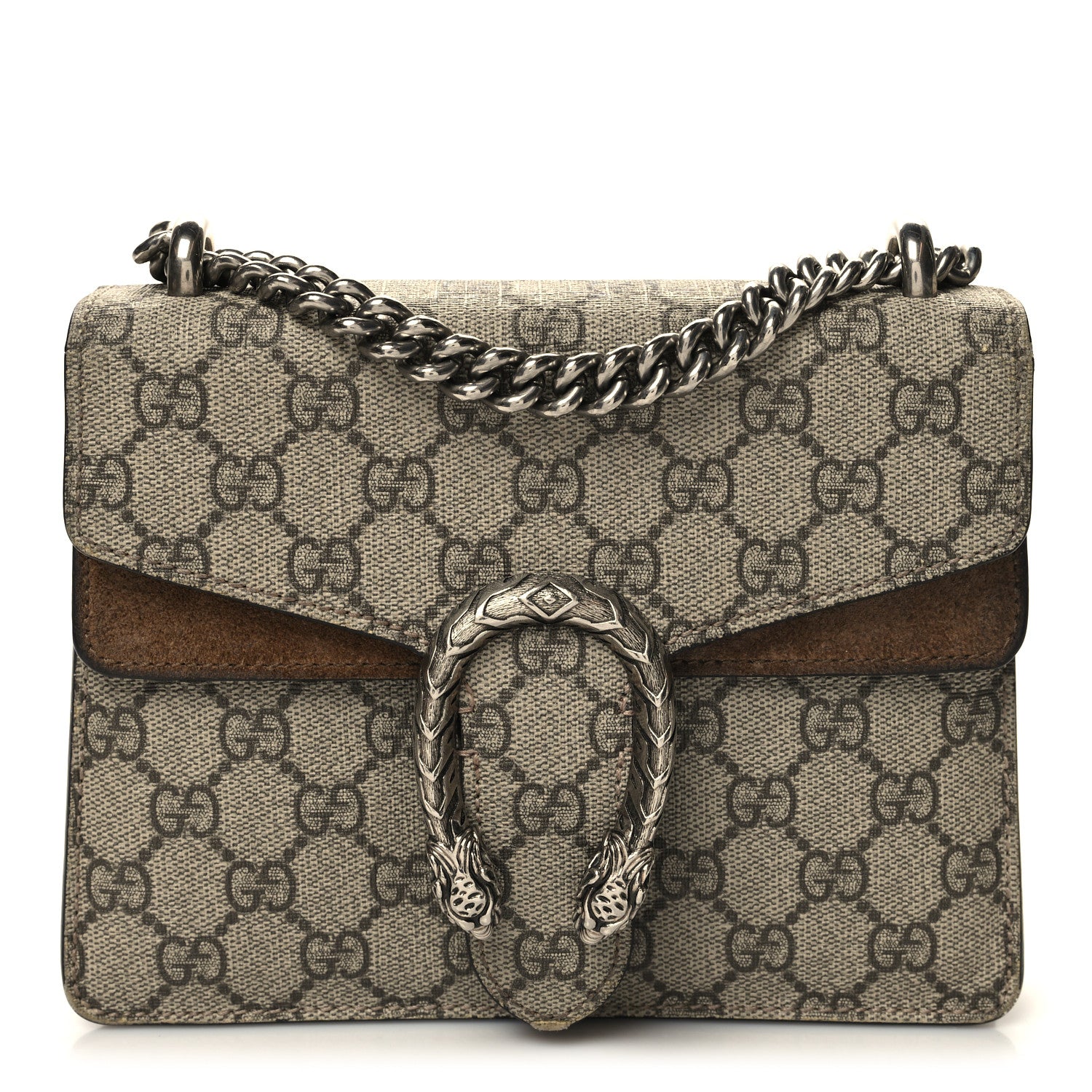 Gucci GG Supreme Monogram Mini Dionysus Shoulder Bag Taupe 1472345 ...