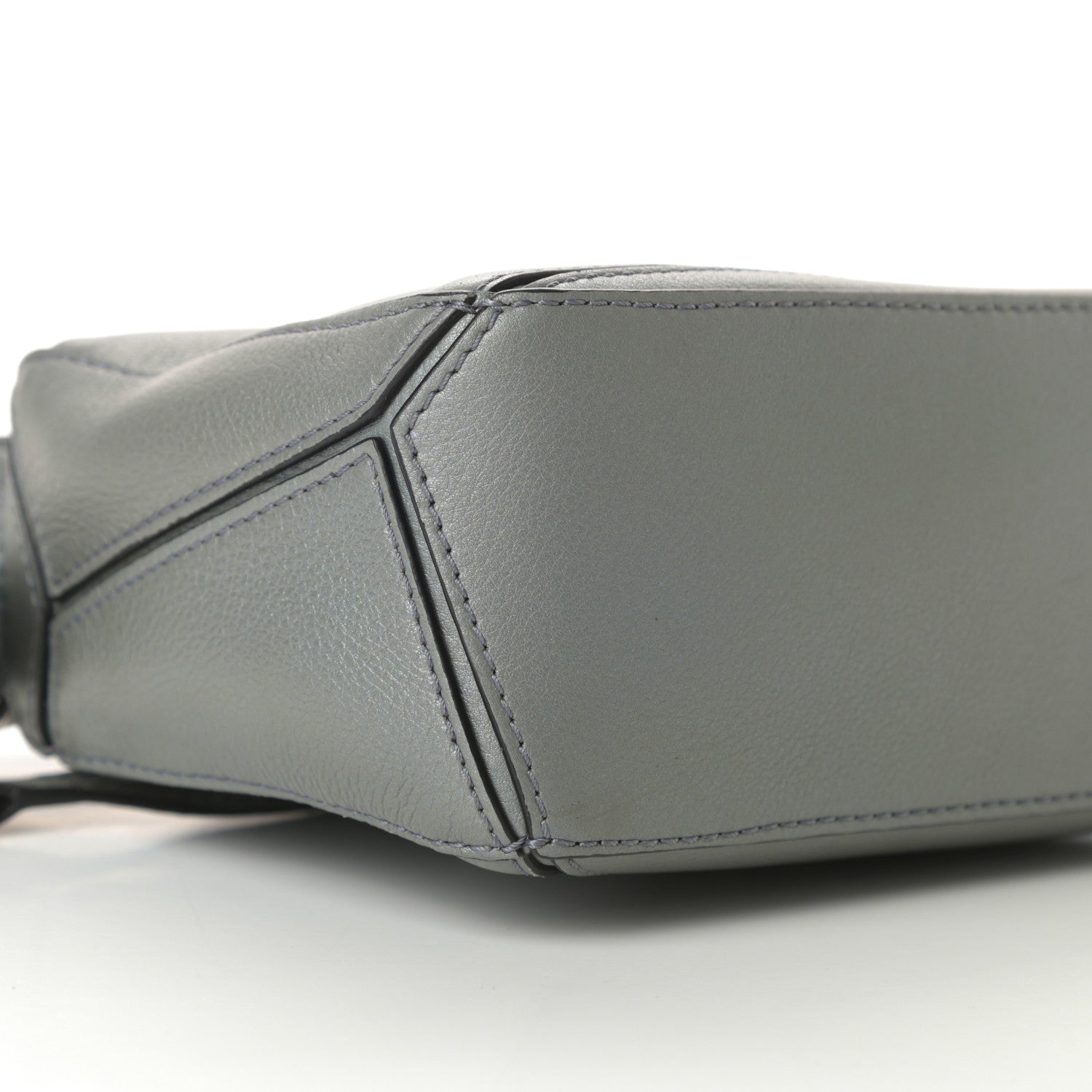 Loewe Metallic Calfskin Mini Puzzle Bag Gunmetal 9 of 10