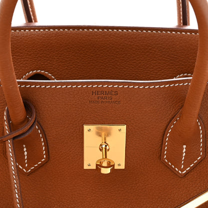 Hermes Natural Barenia Faubourg Birkin 35 Fauve 6 of 17