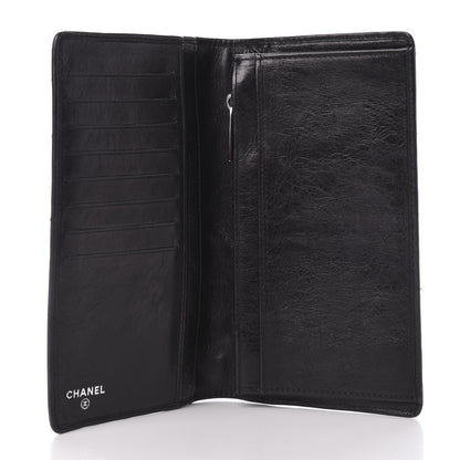 Chanel Calfskin Quilted Cambon Yen Wallet Black 5 of 7