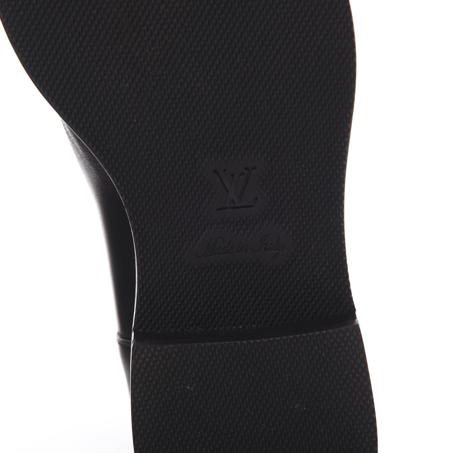 Louis Vuitton Calfskin Overdrive Flat Half Boots 35 Black 6 of 8