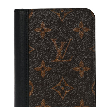 Louis Vuitton Monogram iPhone XS Max Folio Case Black 6 of 16