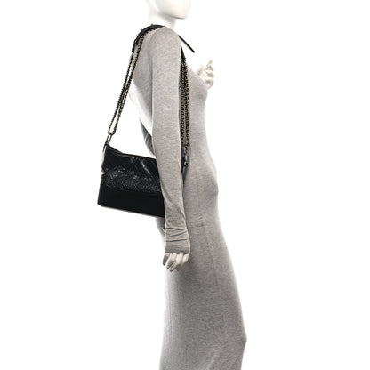 Chanel Aged Calfskin Quilted Small Gabrielle Hobo Black 2 of 11