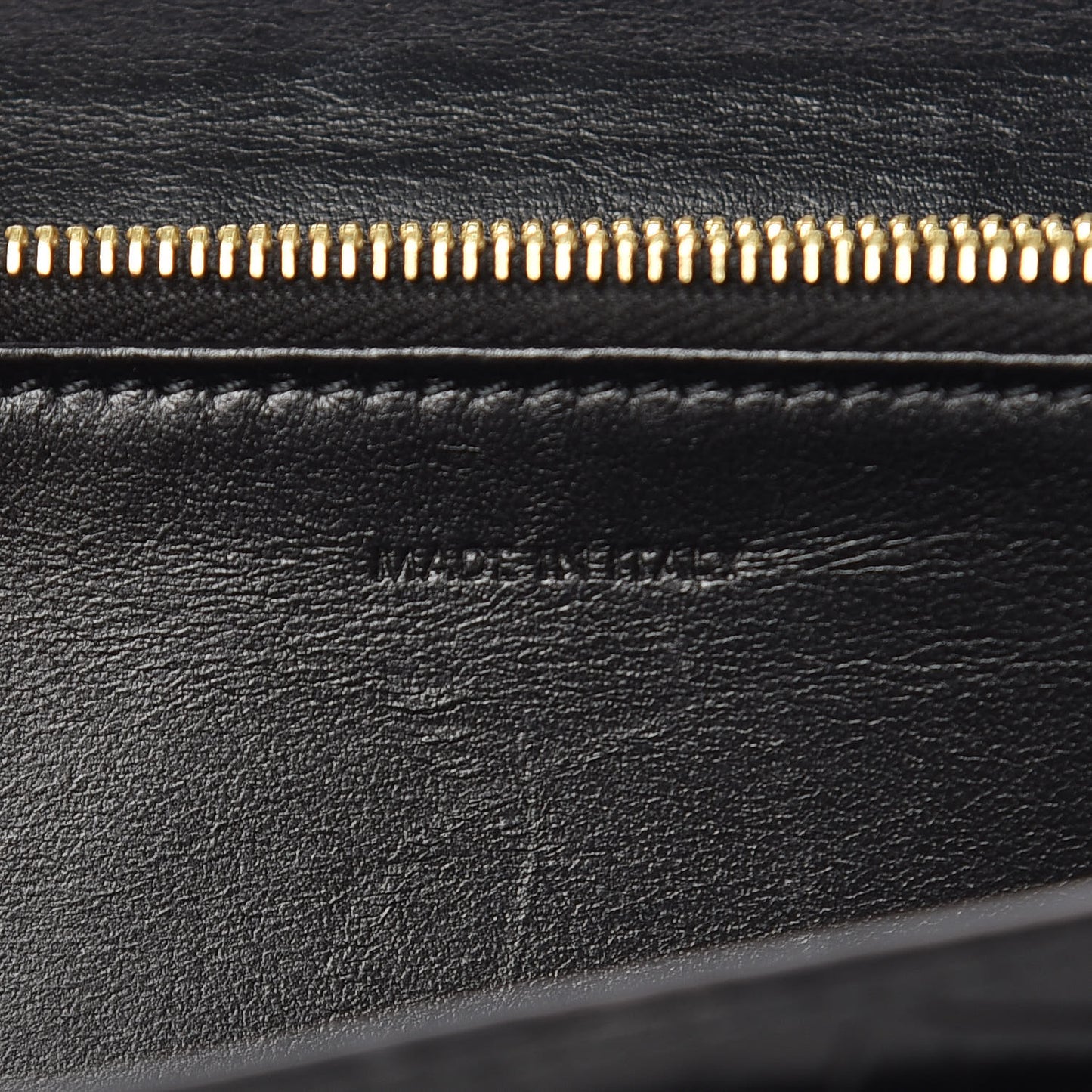 Crocodile Embossed Calfskin Large Flap Wallet Black