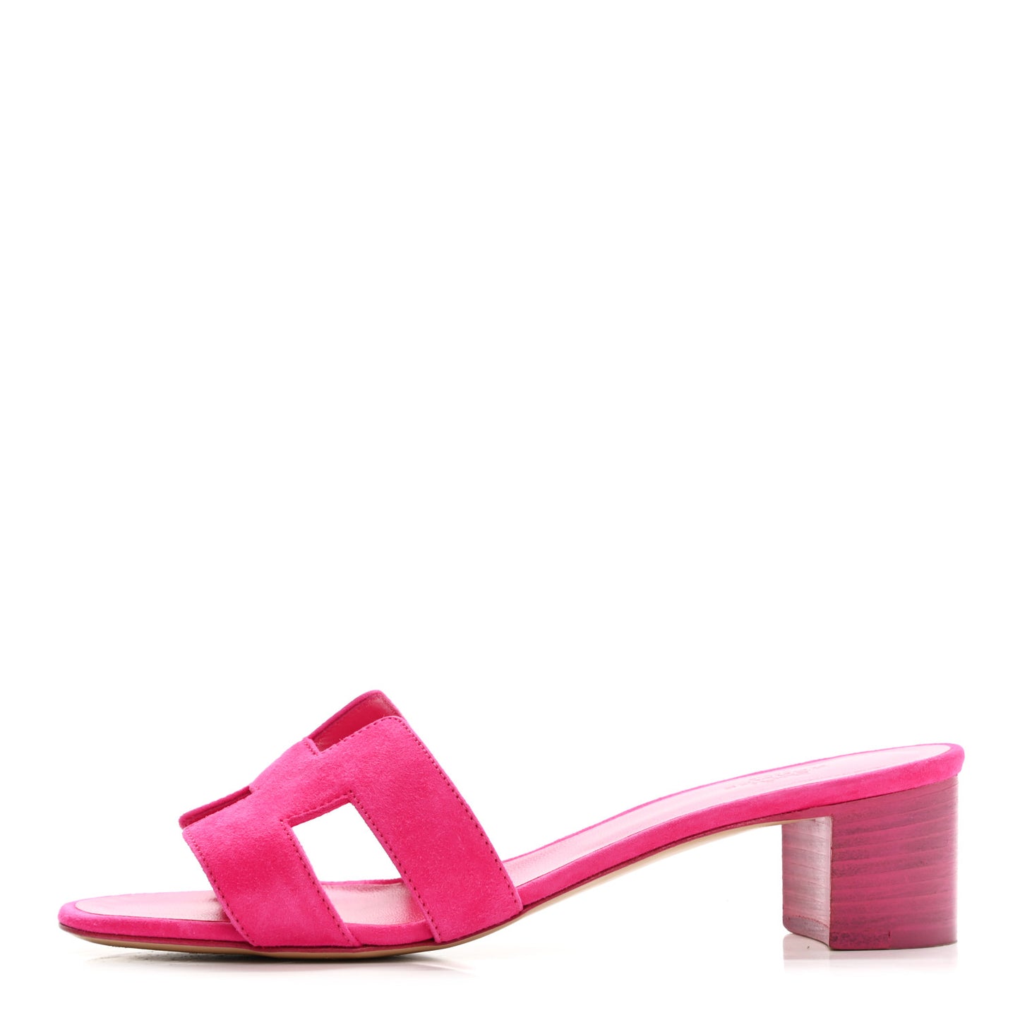 Suede Goatskin Oasis Sandals 37.5 Rose Fuchsia