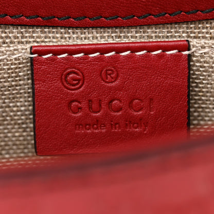 Gucci Soft Microguccissima Mini Emily Chain Shoulder Bag Rosso 6 of 11